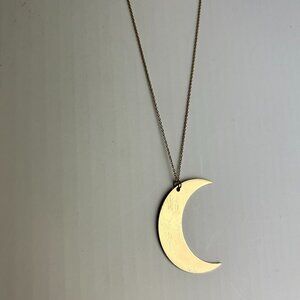 NORSDTROM RACK Crescent Gold Tone Moon Necklces NWOT